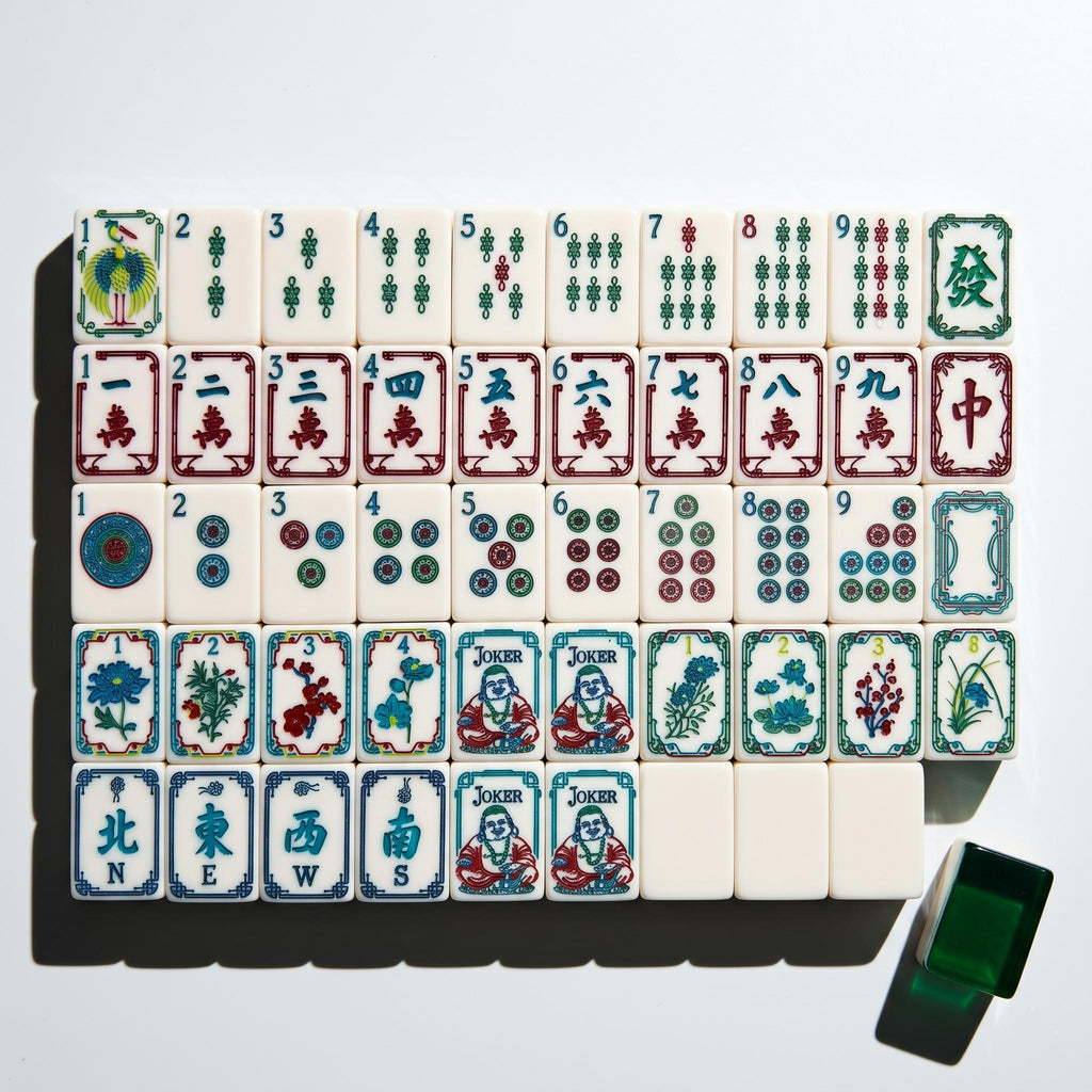 Floral Ivory — Jade Green Back