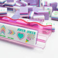 Mahjong Set | Colorful 4 Layer Tiles with Pink Purple Teal Design | American Mah