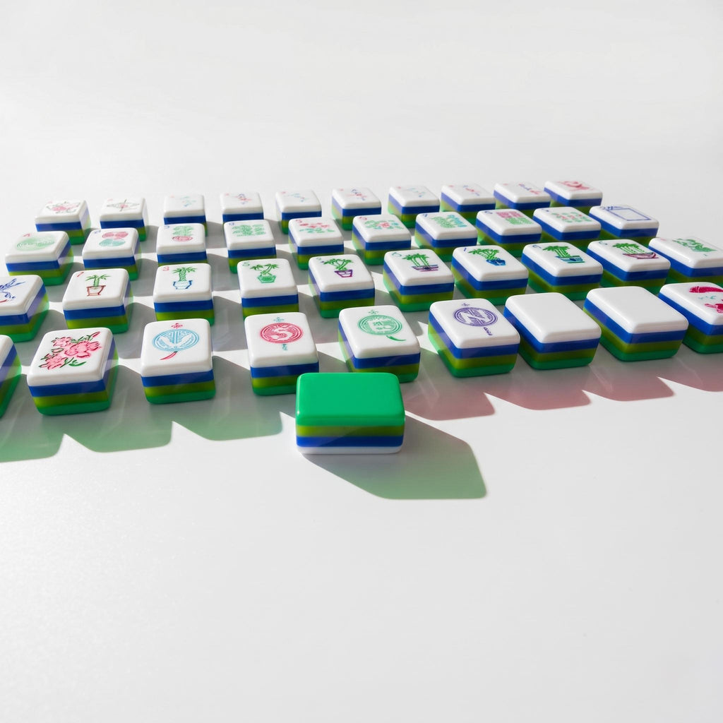 Floral Bamboo — White Resin