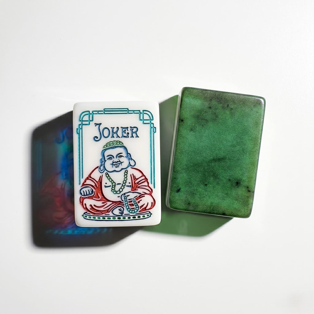 Floral Ivory — Jade Green Back