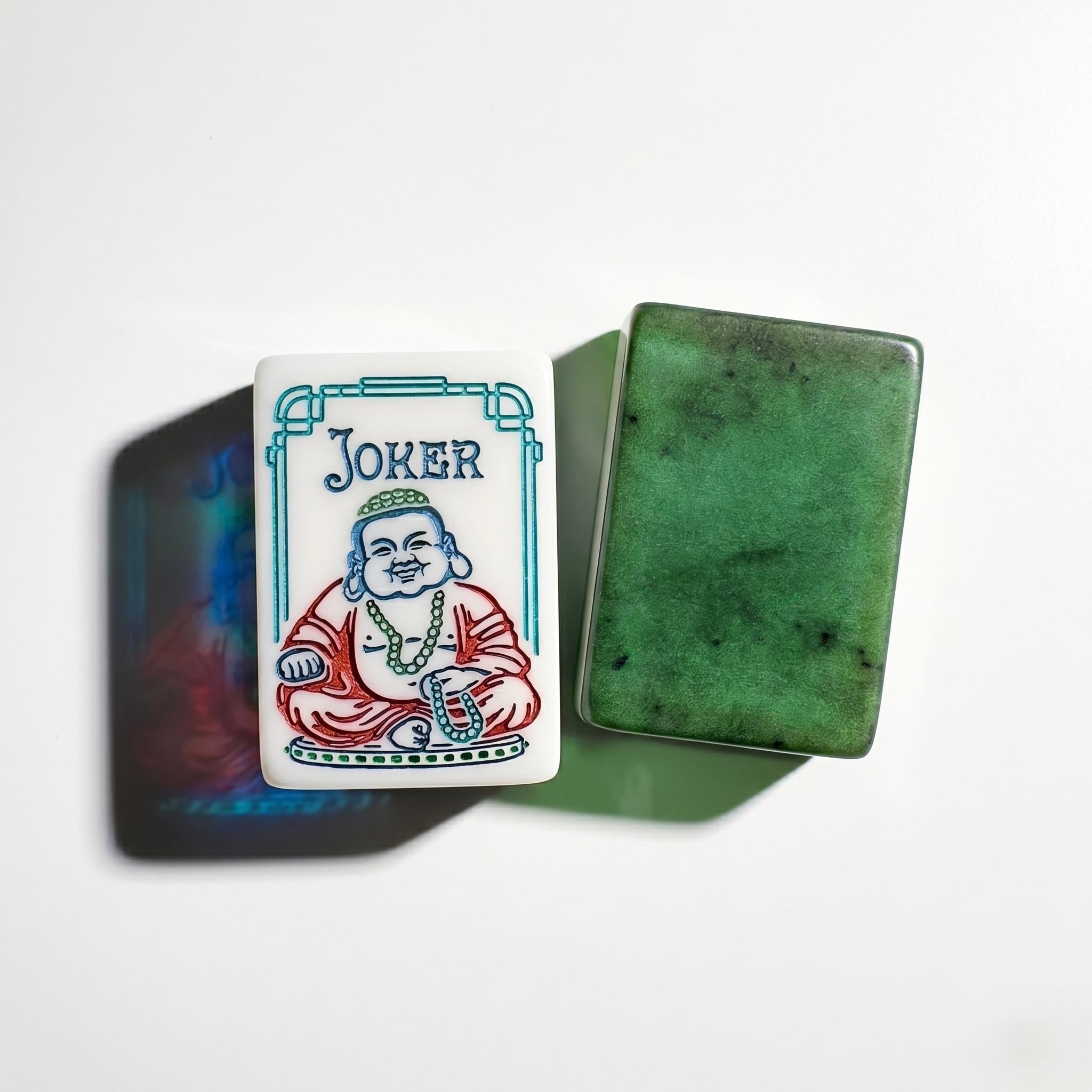 Floral Ivory — Jade Green Back